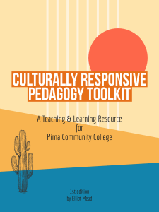 Culturally Responsive Pedagogy Toolkit book cover