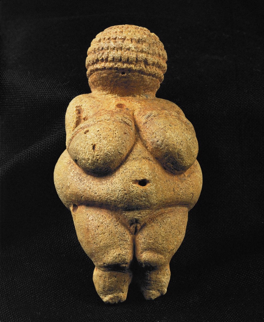 Image of Neolithic Nude Woman made from limestone.