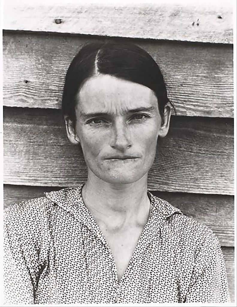 Sherrie Levine photo of the original Walker Evens image.